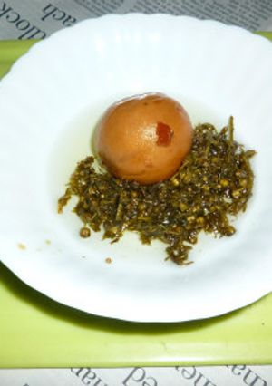 梅干し＋穂じその醤油漬けのタパス-レシピのメイン写真