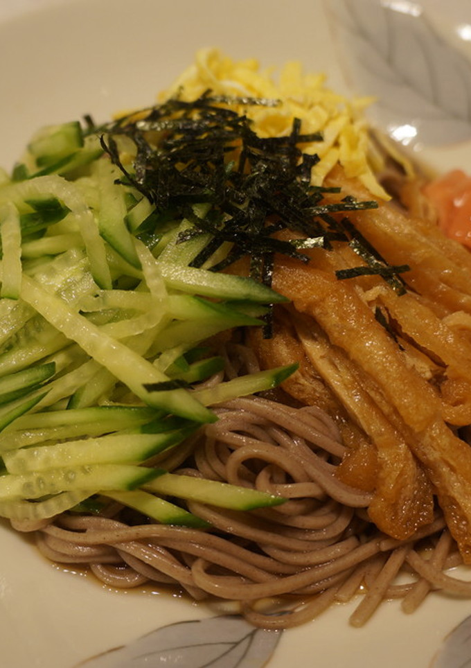 冷やしきつね蕎麦ちらし-レシピのメイン写真
