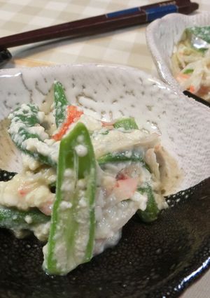 さっぱり食べられるオクラの白和え-レシピのメイン写真