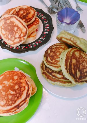大麦若葉 ホットケーキ-レシピのメイン写真