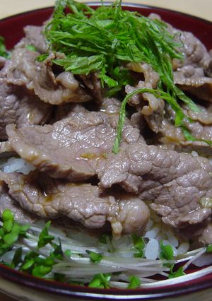 牛しそ丼-レシピのメイン写真