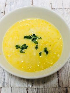 簡単!とうもろこし豆乳スープ-レシピのメイン写真
