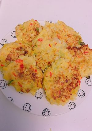 離乳食★１歳〜野菜たっぷりお好み焼き☆-レシピのメイン写真