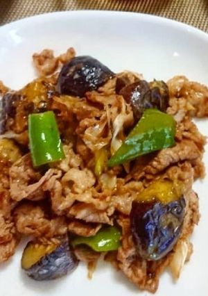 夏野菜と豚こまのポン酢炒め-レシピのメイン写真