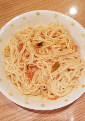 にんにくトマトラー油 そうめん-レシピのメイン写真