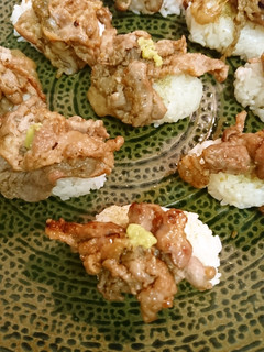 醤油麹漬け焼き肉寿司-レシピのメイン写真