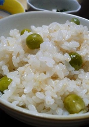 グリーンピースご飯-レシピのメイン写真
