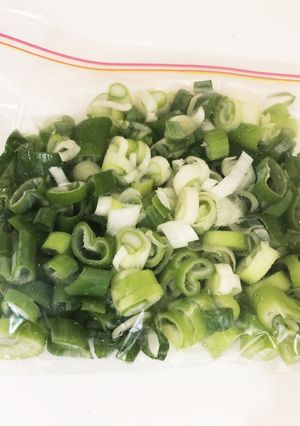 簡単3分。刻むだけの冷凍ネギ-レシピのメイン写真