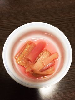 赤ずいきの酢の物-レシピのメイン写真