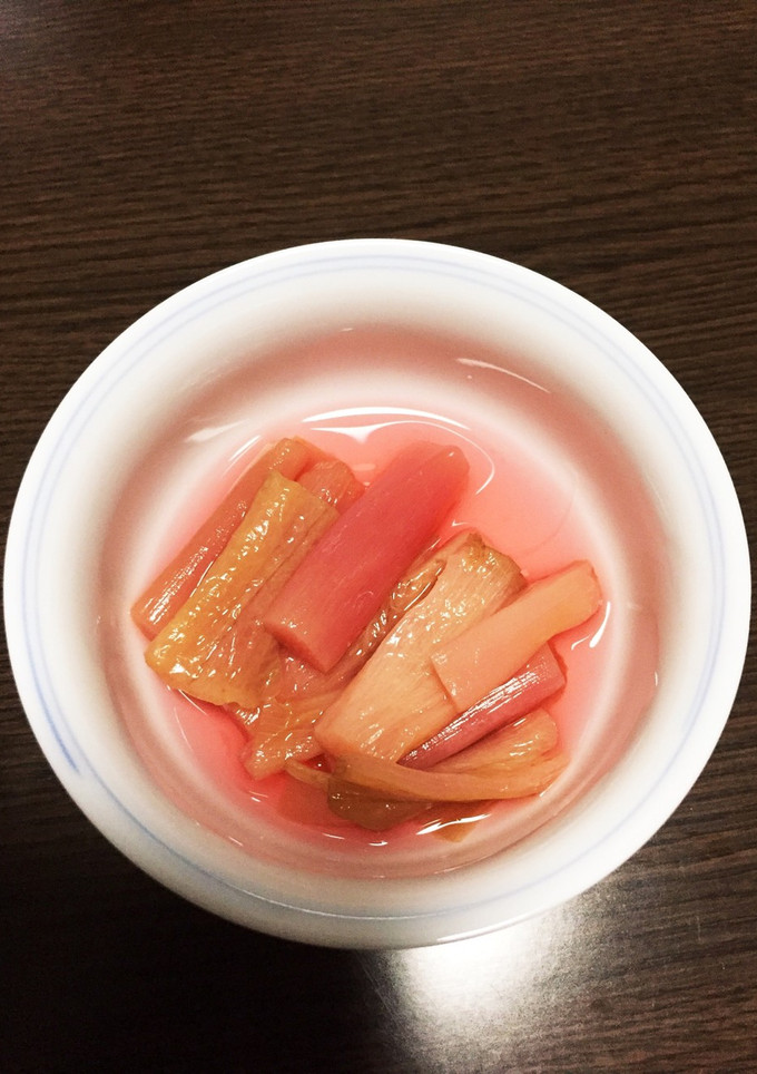 赤ずいきの酢の物-レシピのメイン写真