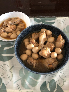 簡単、手羽元とうずらの煮物。-レシピのメイン写真