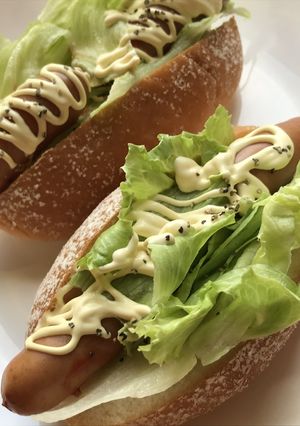 米粉ロールのレタスホットドッグ-レシピのメイン写真