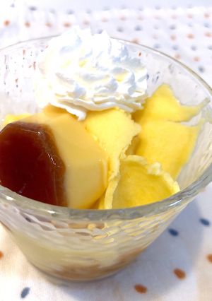驚くほど滑らかで濃厚プッチンプリンかき氷-レシピのメイン写真