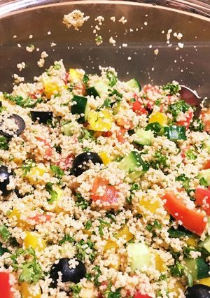 夏野菜使用 クスクスサラダ-レシピのメイン写真