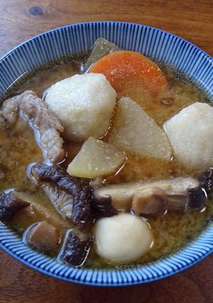 れんこん団子のだんご汁-レシピのメイン写真