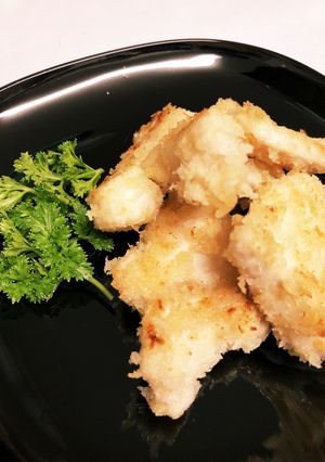 柔らか胸肉のチーズパン粉焼き♪-レシピのメイン写真