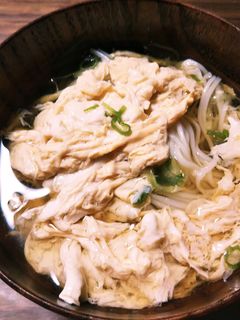 素麺とめんつゆが残ったら!簡単にゅうめん-レシピのメイン写真