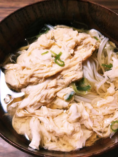 素麺とめんつゆが残ったら!簡単にゅうめん-レシピのメイン写真