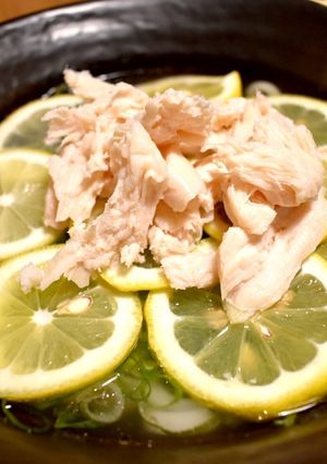 サラダチキンのレモンうどん-レシピのメイン写真