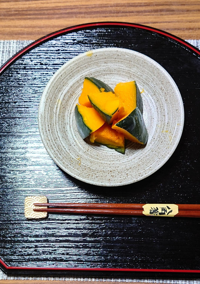 ヨウサマの減塩かぼちゃ煮付け-レシピのメイン写真