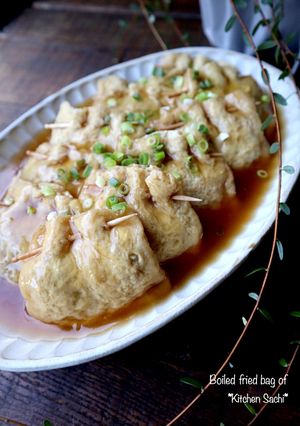 しみじゅわぁ〜っ♫油揚げの袋煮-レシピのメイン写真