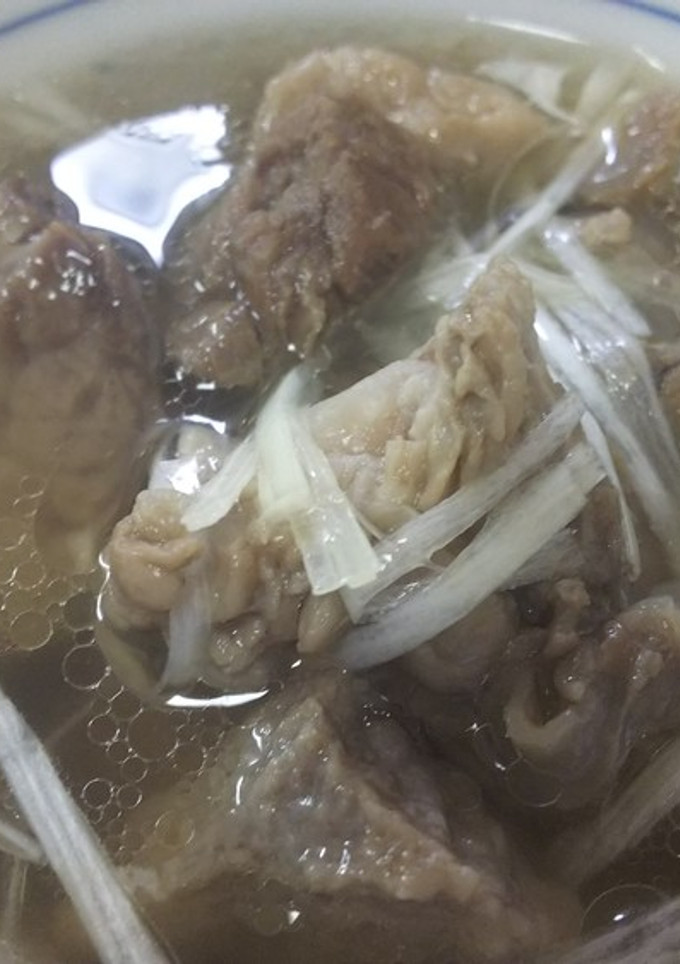 簡単美味・牛肉と長葱のおかずスープ-レシピのメイン写真