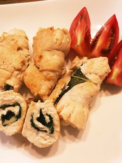 ヘルシー!簡単!ささみのチーズしそ巻き-レシピのメイン写真