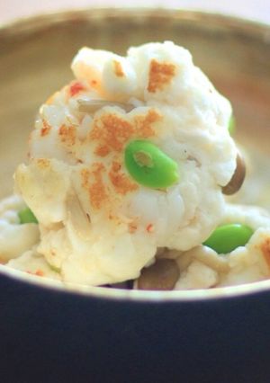 腎臓病食にも 海老のふわふわはんぺん焼き-レシピのメイン写真