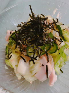 キャベツとサラダチキンの塩ダレ サラダ-レシピのメイン写真