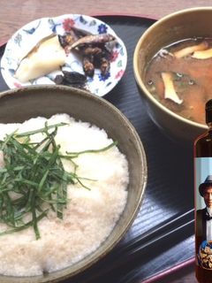 長寿牡蠣だしのとろろ飯とお味噌汁-レシピのメイン写真