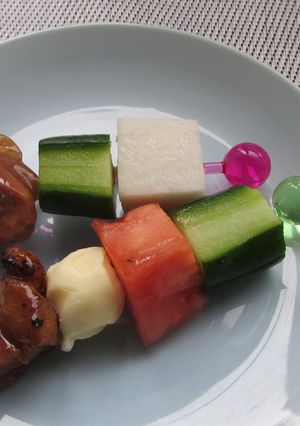 焼鳥缶で！野菜キャンディチーズスティック-レシピのメイン写真
