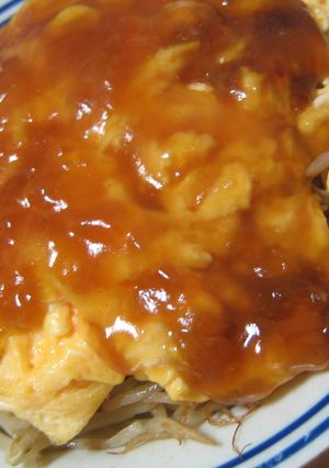 もやしと納豆の☆和風卵あんかけ丼-レシピのメイン写真