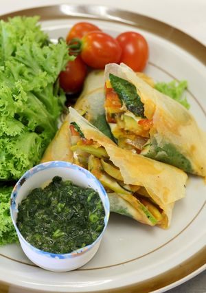 旬野菜のチーズ春巻き-レシピのメイン写真