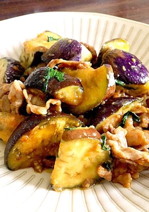 なすと豚肉の味噌炒め〜しそ風味〜-レシピのメイン写真