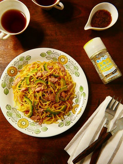レンチン!ゴーヤとツナのレモン塩焼きそば-レシピのメイン写真