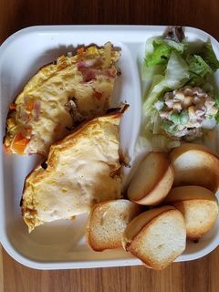 簡単朝ごはん!野菜入りふわふわ卵焼き-レシピのメイン写真