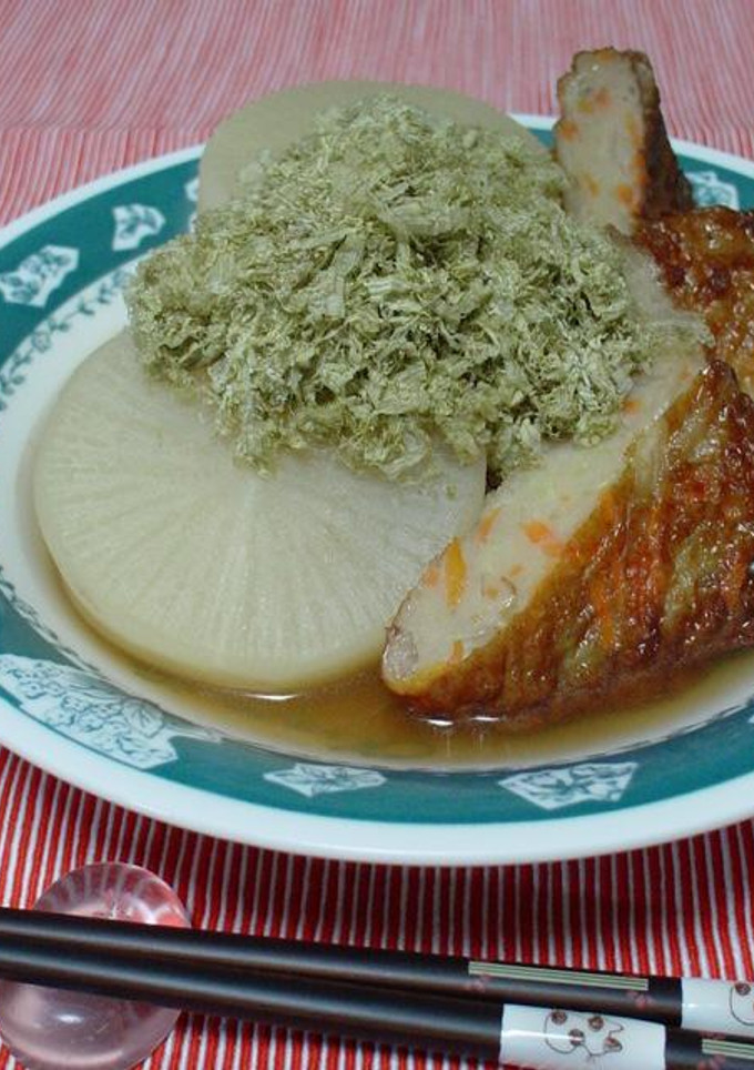 とろろ昆布のっけ☆大根とさつま揚げの煮物-レシピのメイン写真