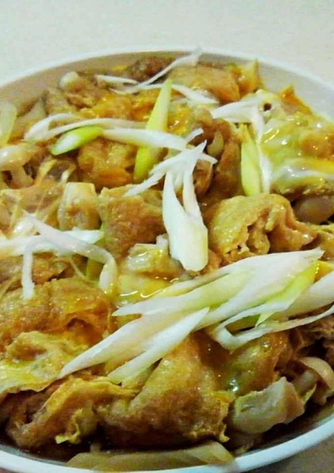 【節約】油揚げの玉子とじ-レシピのメイン写真