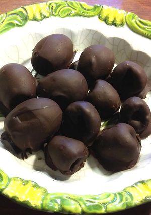 マスカットとベリーのチョココーティング-レシピのメイン写真