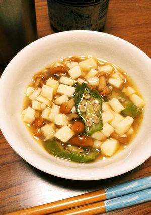 おうち居酒屋★ねばねば野菜の煮浸し★-レシピのメイン写真