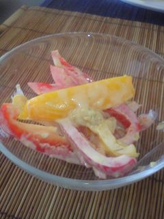 パプリカの味噌マヨ和え-レシピのメイン写真