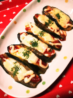 簡単♬ナスのチーズ焼き-レシピのメイン写真