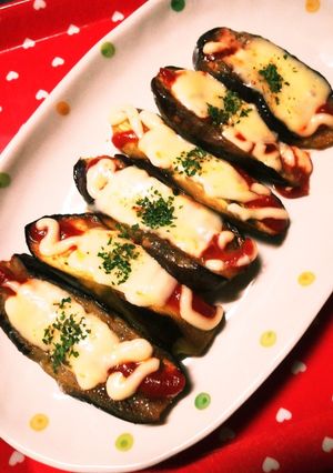 簡単♬ナスのチーズ焼き-レシピのメイン写真