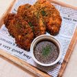 青のりの風味が食欲をそそる鶏ササミフライ