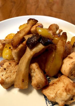 鶏むね肉のレモンバター炒め-レシピのメイン写真
