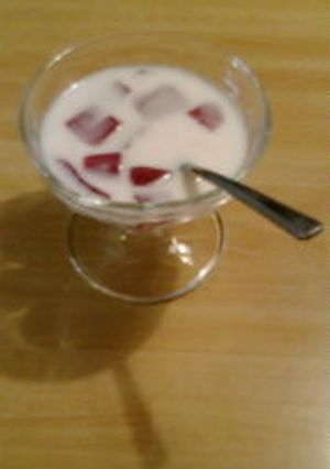 **簡単美味しい飲むヨーグルト蒟蒻**-レシピのメイン写真