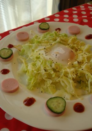 みんな大好き♪レンジＤｅ簡単！めだま野菜-レシピのメイン写真