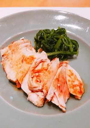 ☆蒸し鶏にうおダレ-レシピのメイン写真
