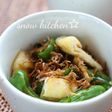 ししとうと油揚げのちりめん山椒炒め