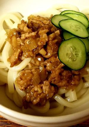 白みそで甘みをプラス！ジャージャーうどん-レシピのメイン写真